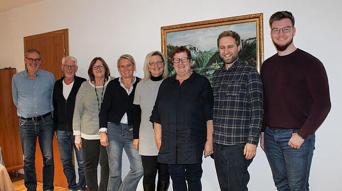 AK Kunst und Kultur Lichtenstein Starkes Team für Kunst und Kultur im Ort (von links): Wilfried Schneider, Peter Häußler, Sabine Heid, Claudia Will, Beatrice Her