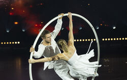 Stars der Turngala: Die Perfomance der Rings in Motion