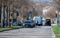 Großes Polizeiaufgebot bei der Reichsbürger-Razzia. 