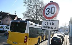 Bus in Tempo 30 Zone