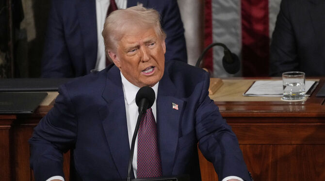 Wirtschaft, Zölle, Außenhandel, Welthandel, EU US-Präsident Donald Trump wirft mit Zöllen nur so um sich.