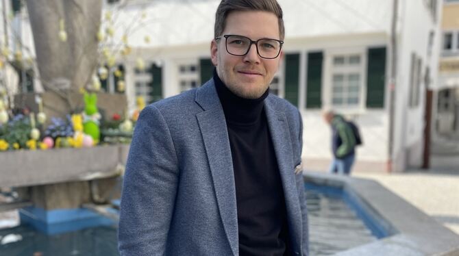 Wirtschaftsförderer, Wirtschaft, Förderung, Stadt, Stadtverwaltung, Beruf, Aufgaben Christian Jabot ist seit dreieinhalb Jahren Wirtschaftsförderer der Stadt Pfullingen.