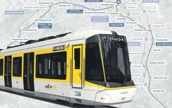 Regional-Stadtbahn, TramTrains, Reutlingen, Trassenführung