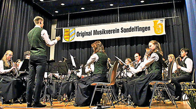 Der Original Musikverein Sondelfingen hat seine Fans und dürfte bein Konzert weitere hinzugewonnen haben.
