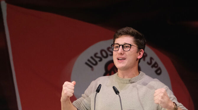 Politik, SPD, Koalition, Bundesregierung, Parteien Philipp Türmer, Bundesvorsitzender der Jungsozialisten (Jusos), sieht den Koalitionsvertrag kritisch.