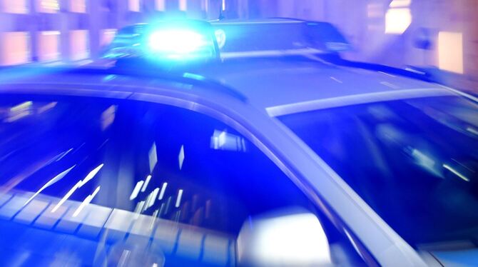 Blaulicht auf einem Polizeiauto