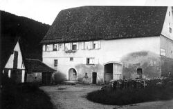 Die Äußere Mühle Anfang der 1950er-Jahre.