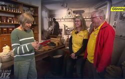 Ulrike Epp vom Vorstand der Gönninger Tulpenblüte und Rainer Ganzner vom Samenhandelsmuseum beantworten knifflige Quizfragen run
