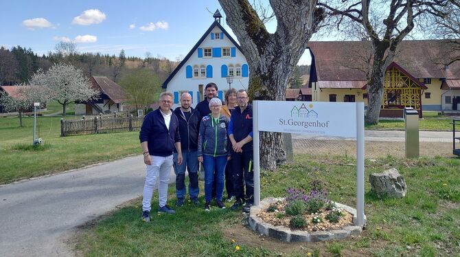 alb georgenhof Die neue Mannschaft auf dem Georgenhof: Roland Arnold, Thomas Waldbüsser, Markus Wahl, Andrea Tarrach, Elke Conrad und Marco Tar