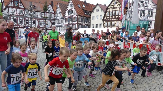 Ambitioniert: Auch die jungen Teilnehmer starten ehrgeizig ins Rennen.