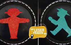 Die typischen Ampelmännchen, wie sie in der ehemaligen DDR installiert wurden, sind jetzt auch im Reutlinger Straßenverkehr eing