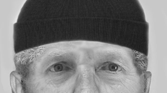 Mit diesem Phantombild sucht die Polizei nach dem Täter.