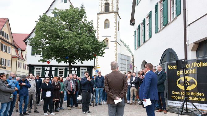 Rund einhundert Zuschauer waren Zeuge des »historischen Moments«.