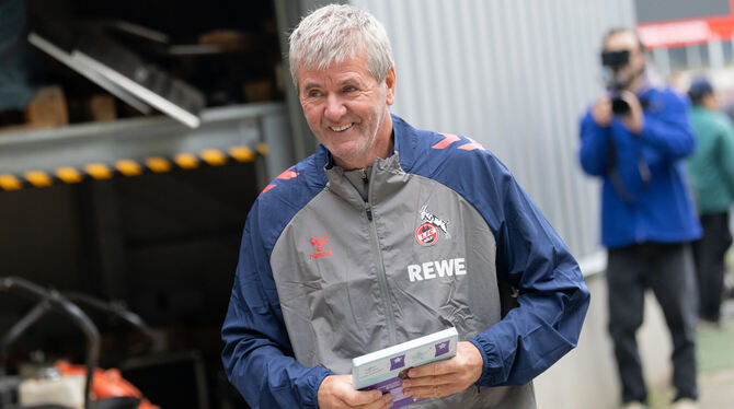 Drittes Engagement beim 1.FC Köln: Trainer- »Oldie« Friedhelm Funkel (71). FOTO: VENNEN-BERND/ DPA