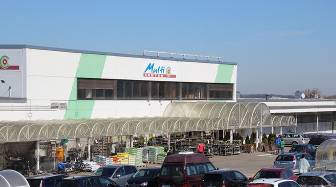 Das Multi-Center in Gomaringen, als es noch existierte und gute Geschäfte machte.