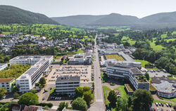 Blick auf das Gewerbegebiet »Arbachtal«.  FOTO: RACK 