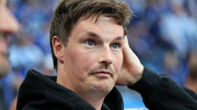 Größter vorstellbarer Moment: Merlin Polzin, Trainer des Hamburger SV. FOTO: CHARISIUS/DPA Größter vorstellbarer Moment: Merlin Polzin, Trainer des Hamburger SV. FOTO: CHARISIUS/DPA