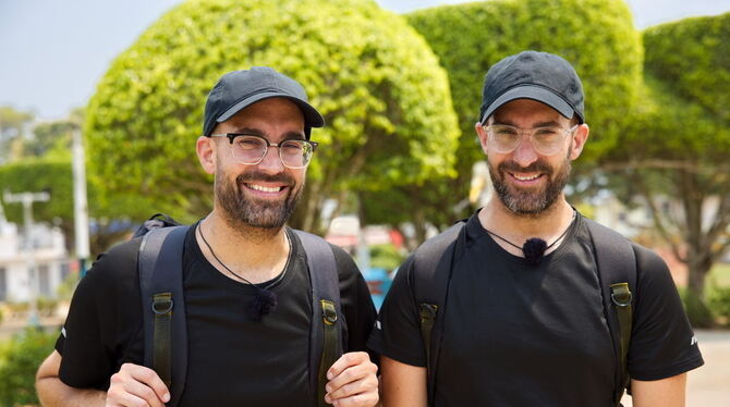 Wettlauf um die Welt Timo (links) und Timo Marcus hatten trotz einiger Strapazen ihren Spaß beim »Wettlauf um die Welt«.