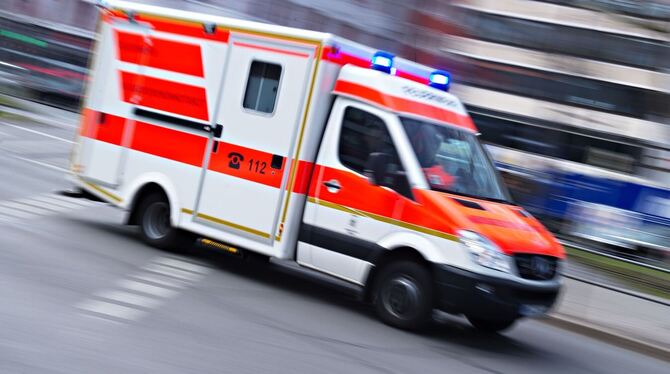 Rettungswagen im Einsatz