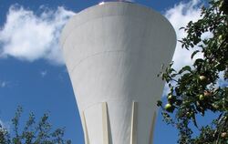 Der Wasserturm in Häslach soll Ende 2026 stillgelegt werden. Die Gemeinde will das Wahrzeichen des kleinen Teilortes erwerben. 