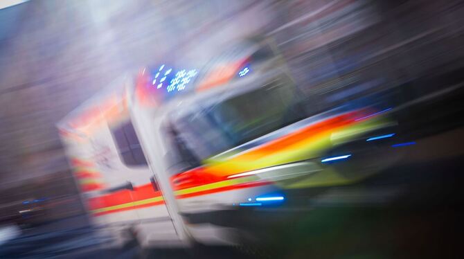 Notarzt im Blaulicht-Einsatz Notarzt im Blaulicht-Einsatz