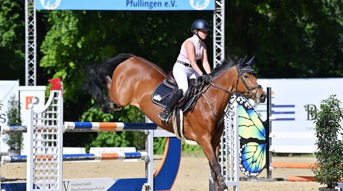 Lisa Bräuninger ist eine der Wannweiler Lokalmatadoren. FOTO: PIETH Lisa Bräuninger ist eine der Wannweiler Lokalmatadoren. FOTO: PIETH