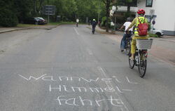 Ein Kilometer Straße zwischen Wannweil und Kirchentellinsfurt war gestern zwei Stunden für den Fahrradverkehr gesperrt.