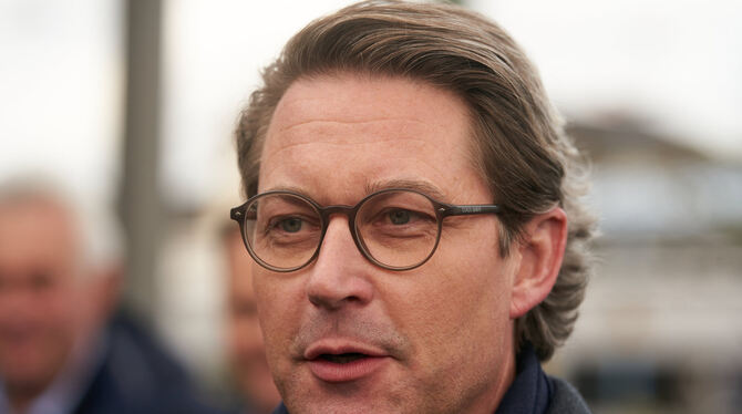 Maut, lrs, rhs Ist offensichtlich Dobrindts Vorbild: Ex-Verkehrsminister Andreas Scheuer (CSU).