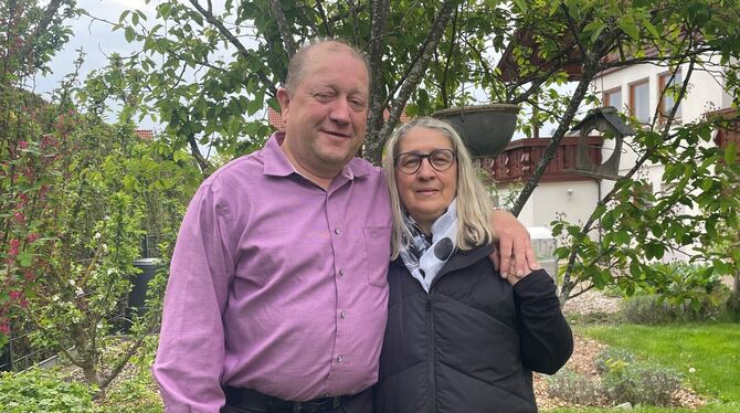 Niere Peter Brendle und seine Frau Gabriele sind ein Herz und eine Seele.