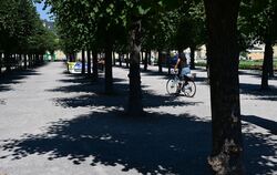 Sonne und Schatten in Karlsruhe