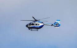 Polizeihubschrauber im Einsatz