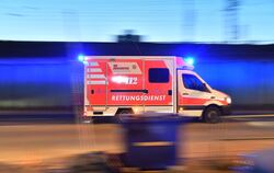 Rettungswagen mit Blaulicht