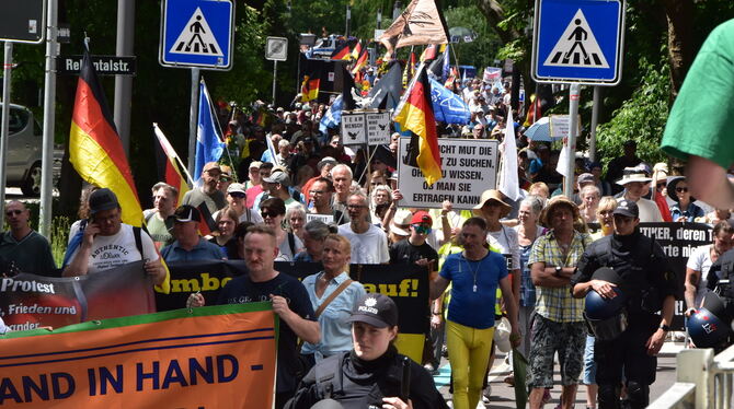 Gemeinsam für Deutschland Reutlingen Die Demo-Ankündigungen der Bewegung »Gemeinsam für Deutschland« sorgen wieder für reges Protestgeschehen in Reutlingen.