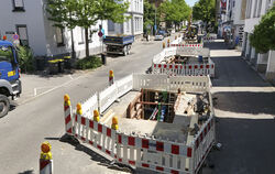 Der Ausbau der Fernwärmeleitungen in der Kaiserstraße ist gestartet. 