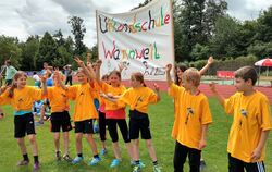 Jugend trainiert – ein Fest für Grundschüler.  FOTO: WALKER