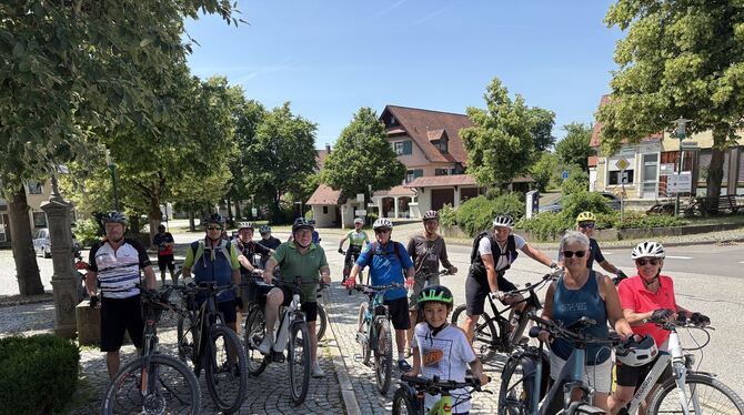 Wettbewerb Die Lautertalgruppe war zum Auftakt des Wettbewerbs »Stadtradeln« mit am Start.