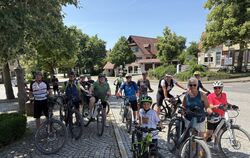 Die Lautertalgruppe war zum Auftakt des Wettbewerbs "Stadtradeln" mit am Start.