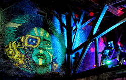 »Carpe Noctem«: Installationen wie diese mit Popkultur-Bezügen begeisterten bei der Reutlinger Kulturnacht 2019  im Zeughaus bei