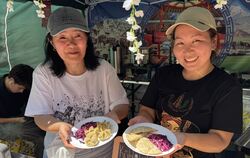 Mongolische Maultaschen gab es am vergangenen Wochenende in der Hindenburgstraße beim Maultaschenfäschdival.
