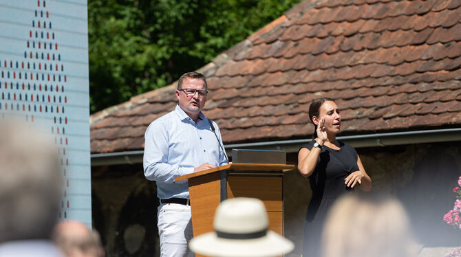 pel bürgerempfang Bürgermeister Stefan Wörner kann sich eine zweite Amtszeit vorstellen.