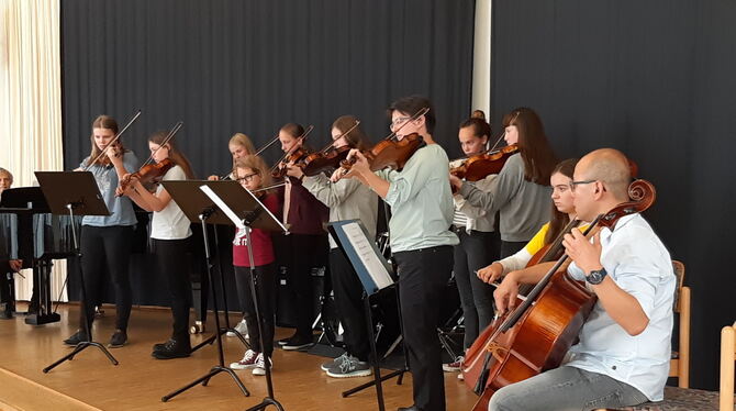 Streicherensemble Musikschule Metzingen Neben Einzelunterricht bietet die Musikschule Metzingen auch die Möglichkeit, in Ensembles zu spielen