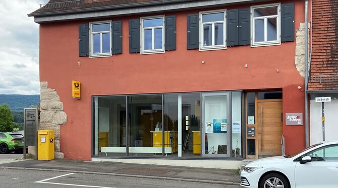 Monatelang verwaist, jetzt öffnet sie am kommenden Mittwoch, 9. Juli, wieder: Die Postfiliale in der Gomaringer Lindenstraße. Ei