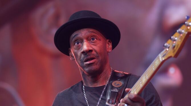 Jazzopen US-Bassist Marcus Miller bei den Stuttgarter Jazzopen.