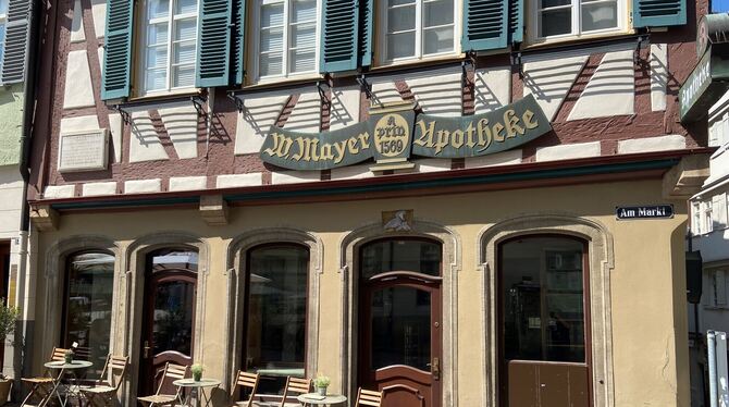 Leerstand Mietpreisreport Wie viel hier wohl die Miete kosten wird? Die alten Räume der Mayer'schen Apotheke am Tübinger Marktplatz stehen schon länger le