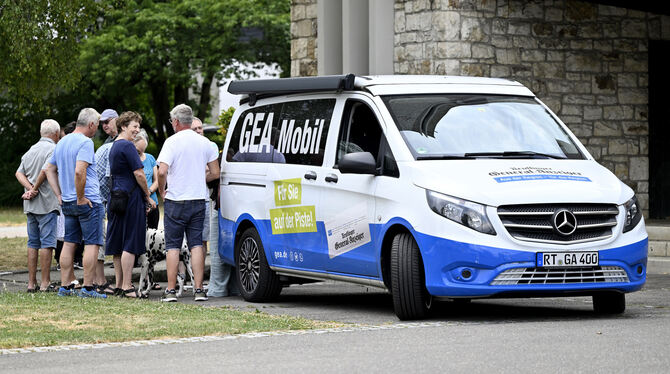 Das GEA-Mobil hat im Storlach Station gemacht.
