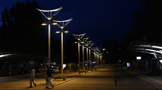 Ganz schon menschenleer: ZOB by night