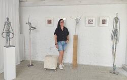Kerstin Stöckler stellt in der Galerie Sphäre in Ehestetten aus.  FOTO: PRIVAT