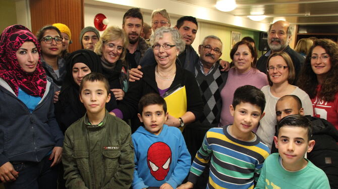 Gute Stimmung herrschte anno 2015 beim Einzug der ersten Flüchtlinge ins ehemalige IB-Wohnheim. Das Eis zwischen den neuen Bewoh