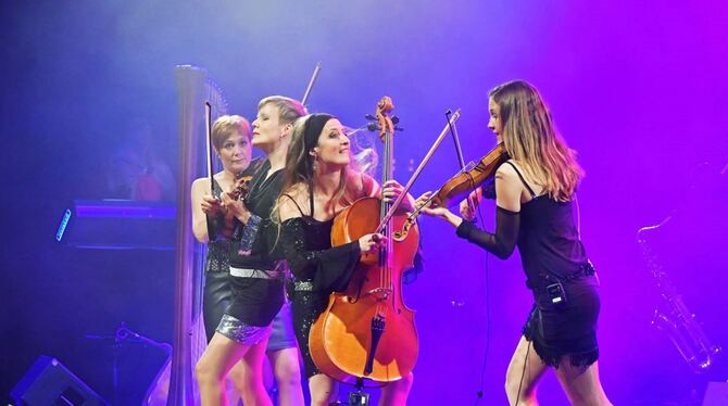 Das Streichquartett La Finesse tritt wieder in Trochtelfingen auf.  FOTOS: PR