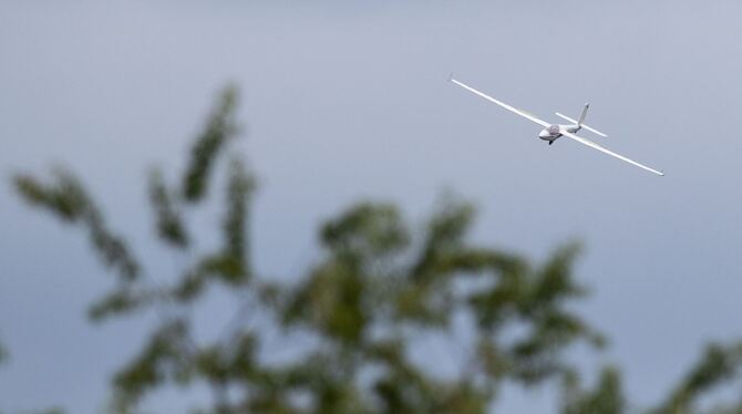 Ein Segelflugzeug im Anflug. (Symbolbild)
